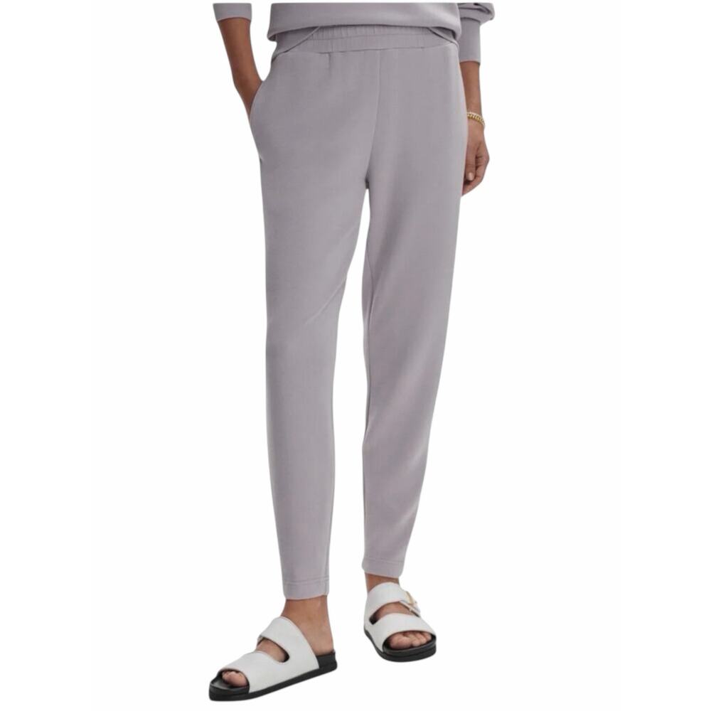 Varley The Slim Pants 25" DoubleSoft Sweatpants Raindrops Lilac Size S - Picture 2 of 11